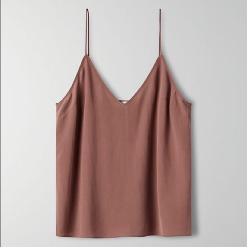 Aritzia Boscono satin camisole, XS
